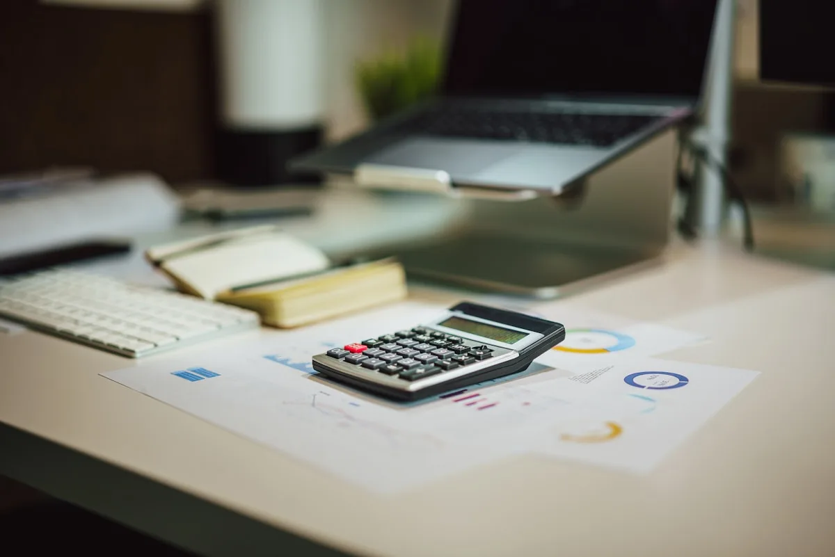Tax planning documents on a desk in a Limassol office