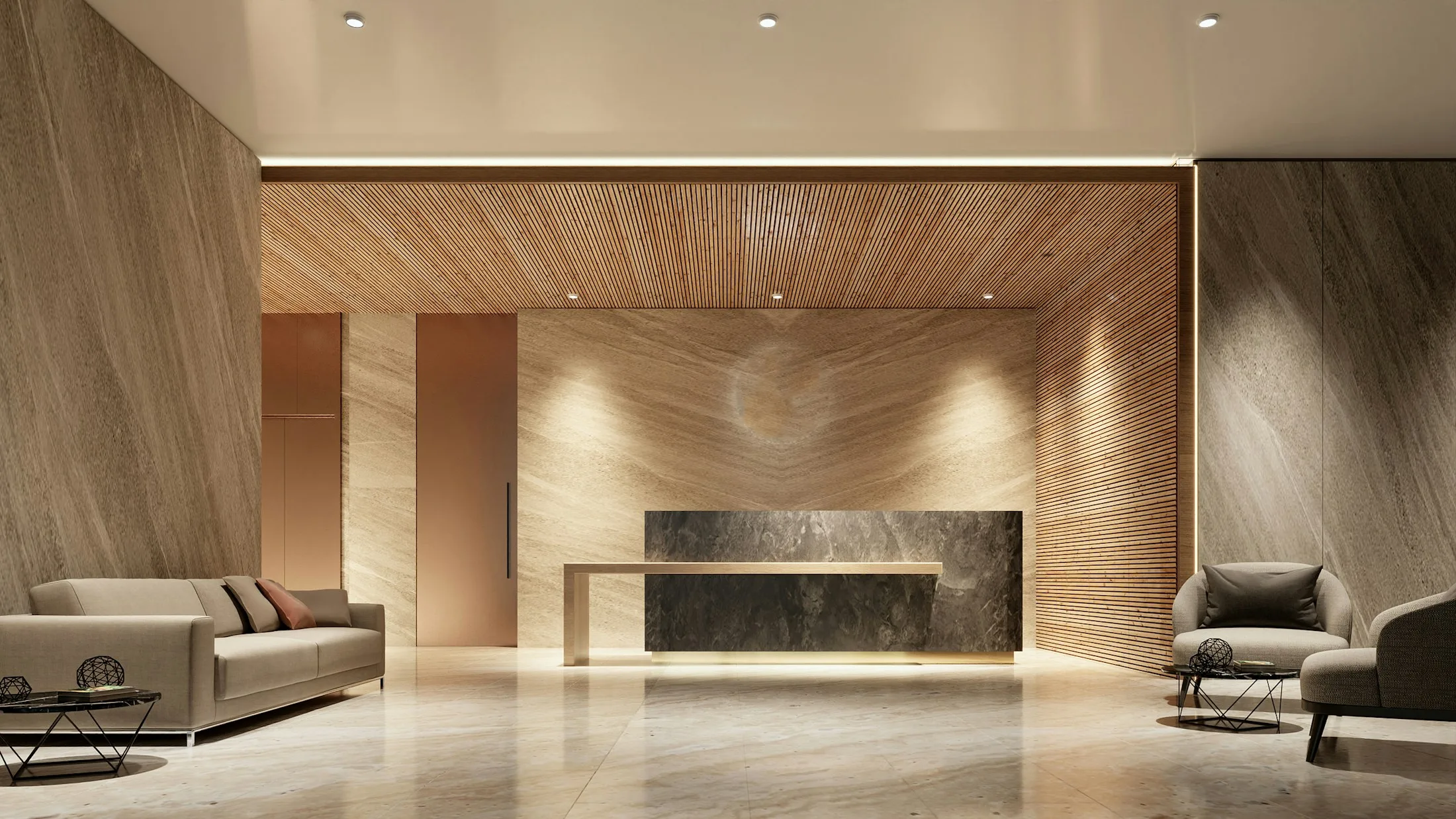Modern office reception in Limassol